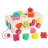 Lego colorful wooden-shaped classified building block toy car 180g Item Picture
